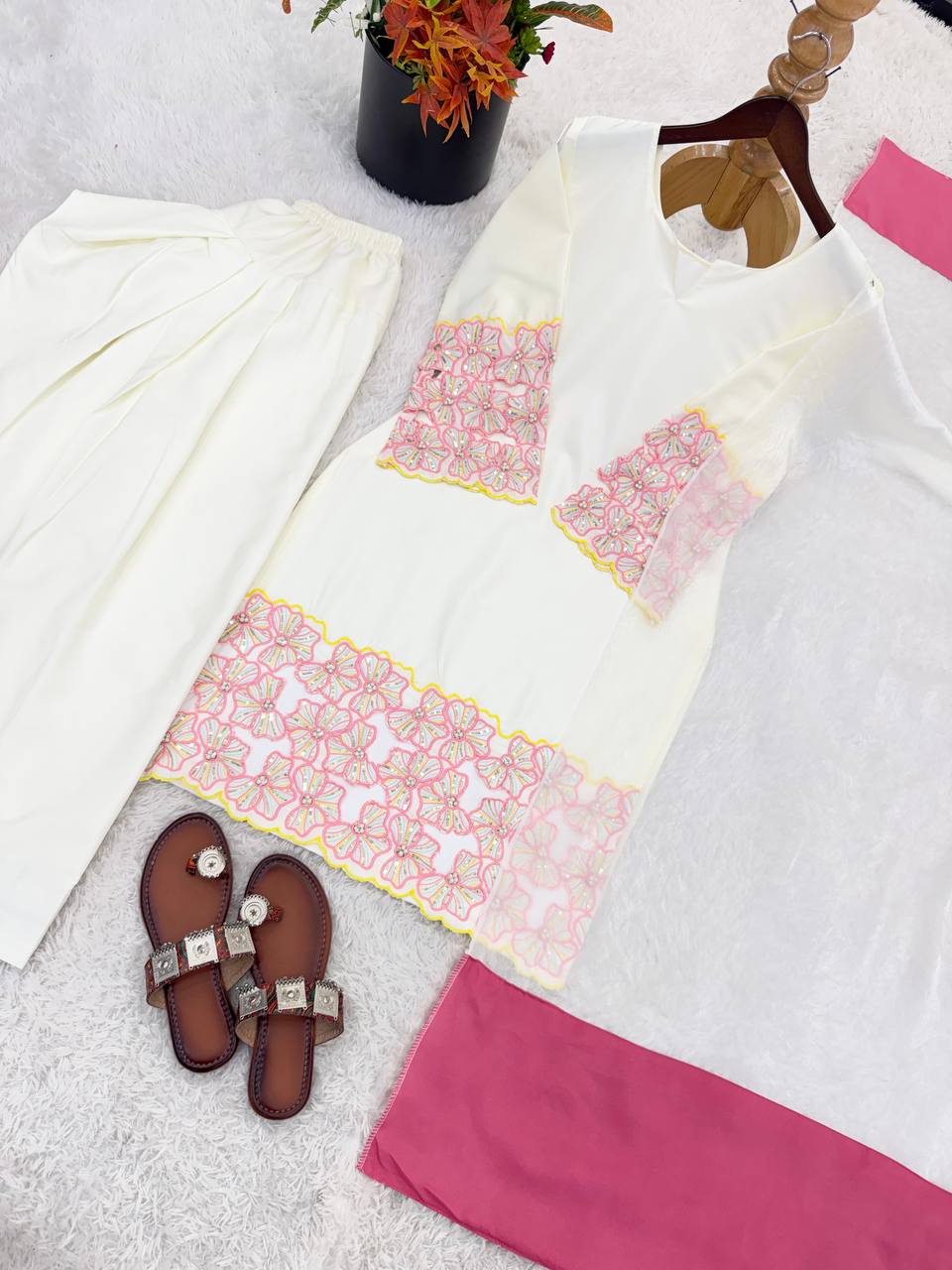 Jasmine Pearl Cutwork Salwar Set