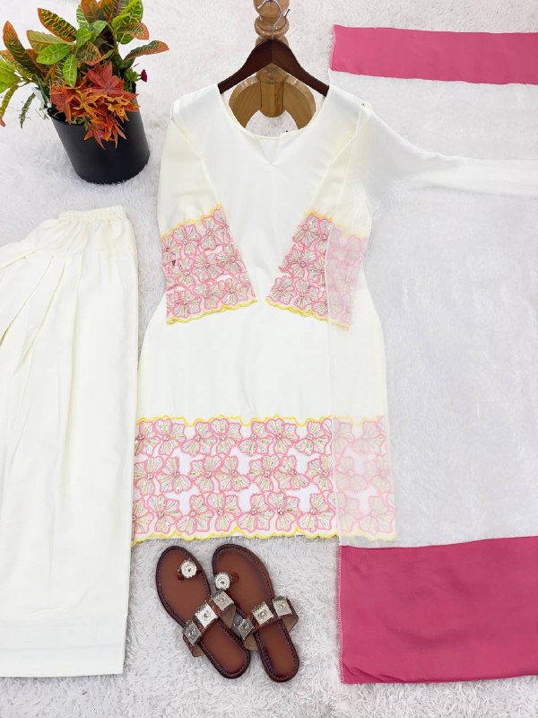 Jasmine Pearl Cutwork Salwar Set
