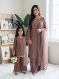 Twinning in Mauve — Mother-Daughter Sharara Set